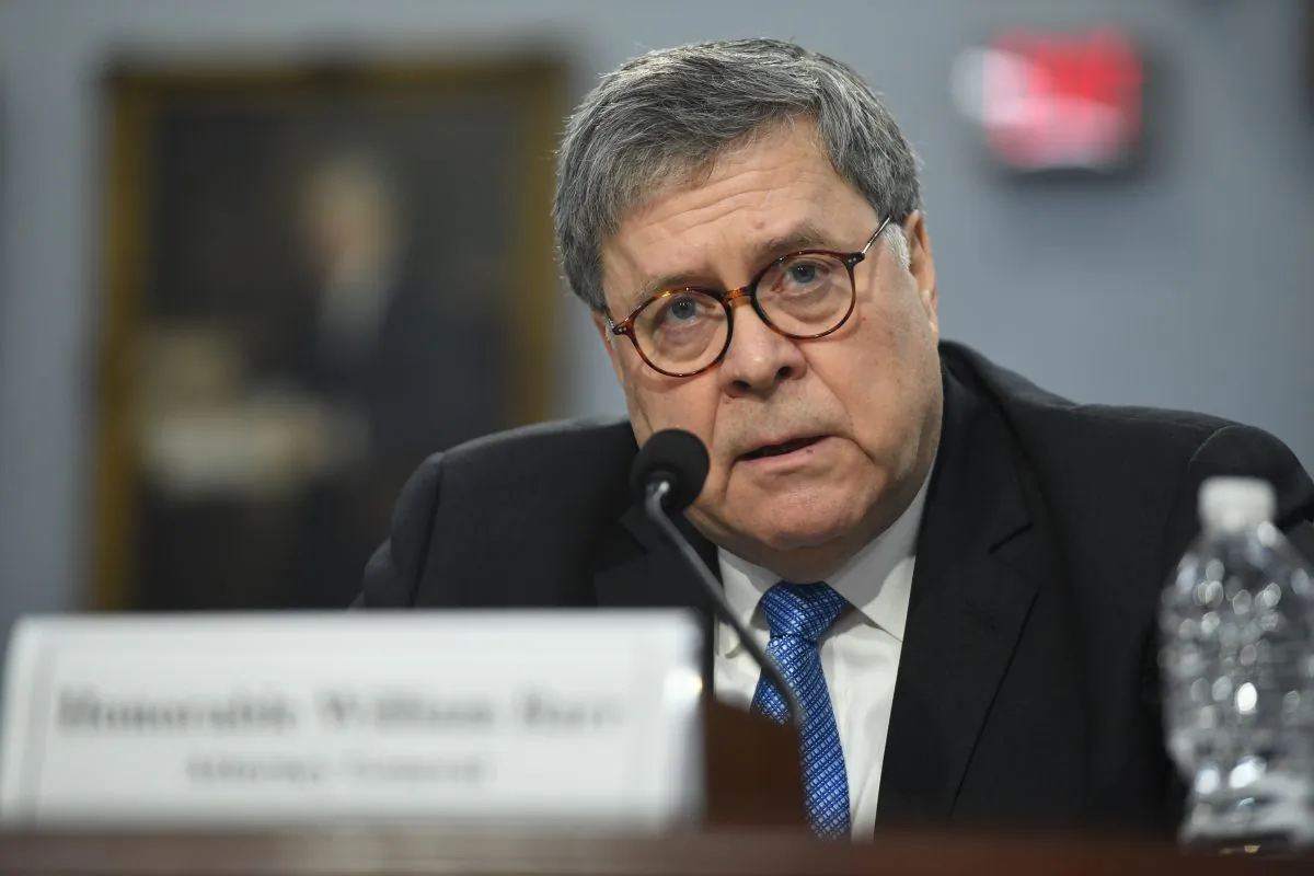 Attorney General William Barr testifies before a House committee April 9, 2019, on Capitol Hill in Washington. (Saul Loeb/AFP/Getty Images)