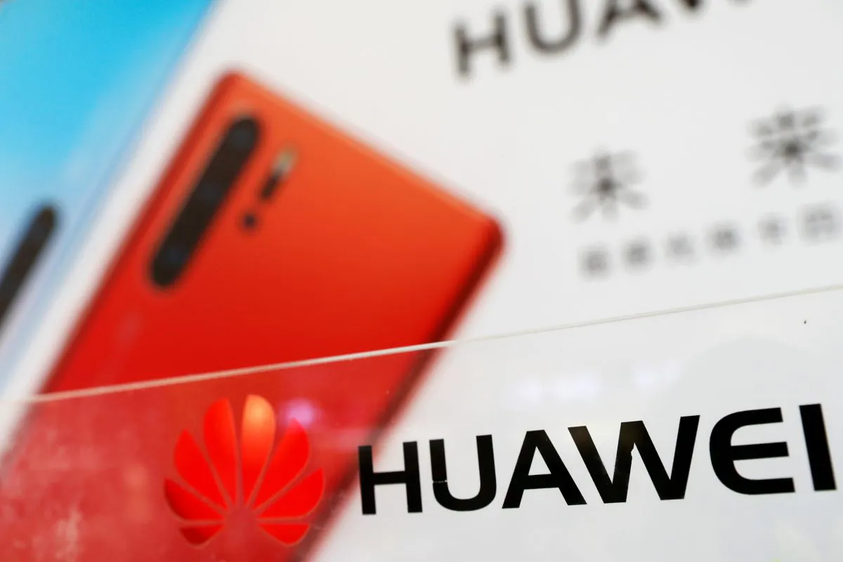 The logo of Huawei is seen at its showroom in Shenzhen, Guangdong Province, China on March 29, 2019. (Tyrone Siu/Reuters)