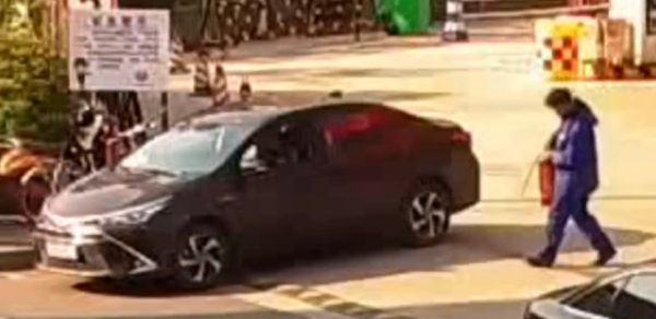 Gas station incident