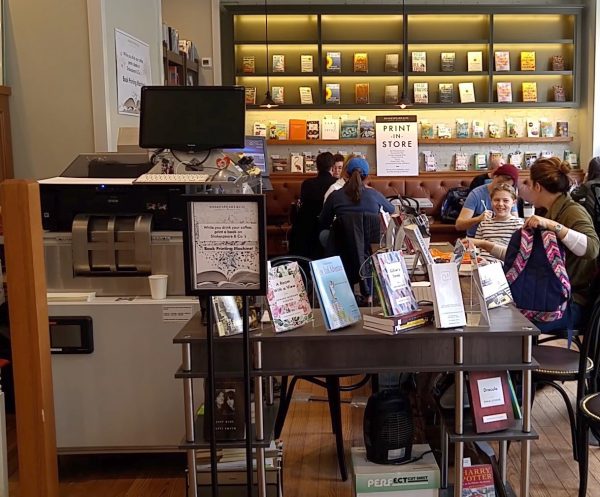 The Espresso Book Machine at Shakespeare & Co. bookstore, Broadway