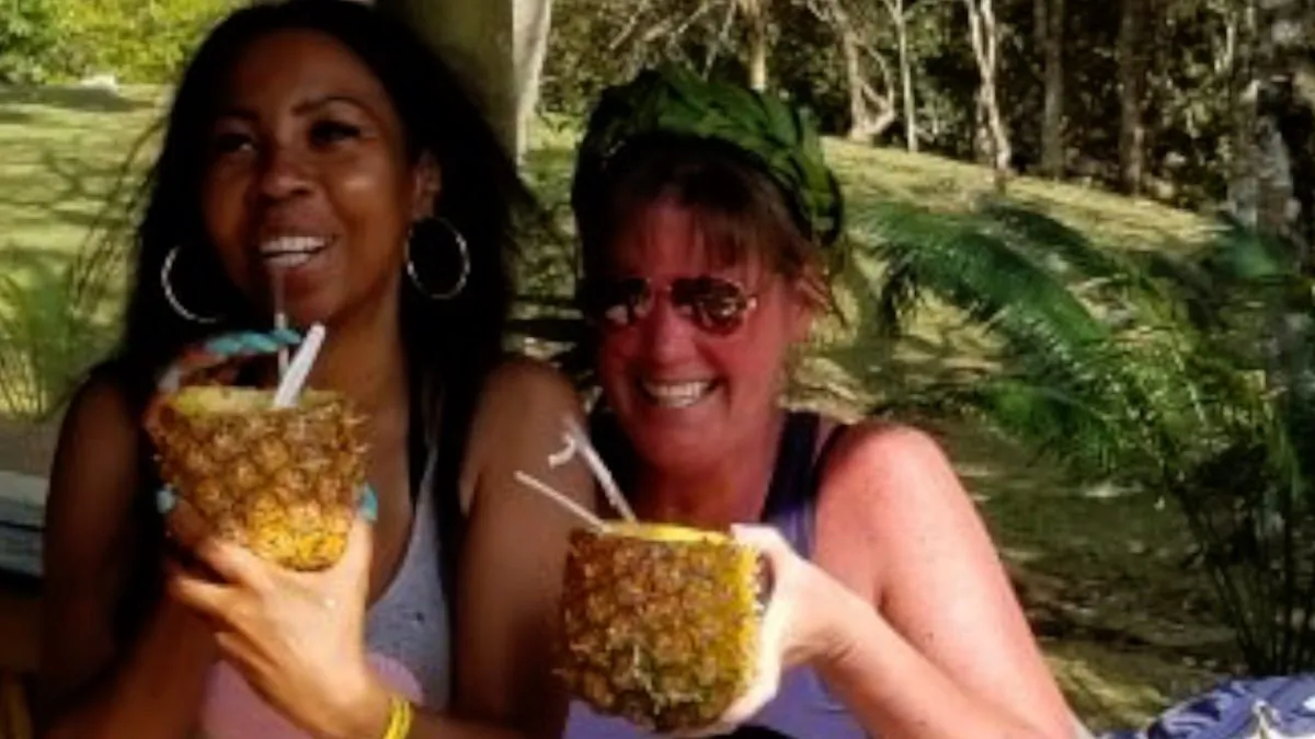 Portia Ravenelle and Cheryl Freeman spent a day together sighseeing with their partners. (Cheryl Freeman via CNN)