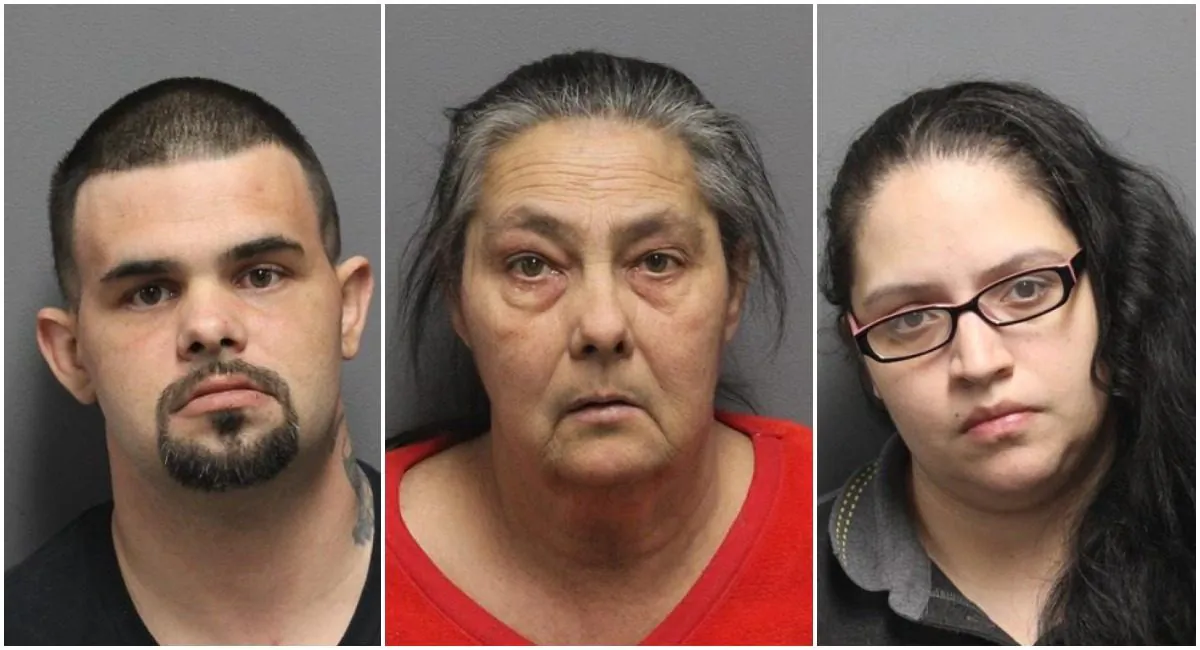 Michael Law (L), Joann Ortman (M), Cydney Magan (R). (Plymouth Police)