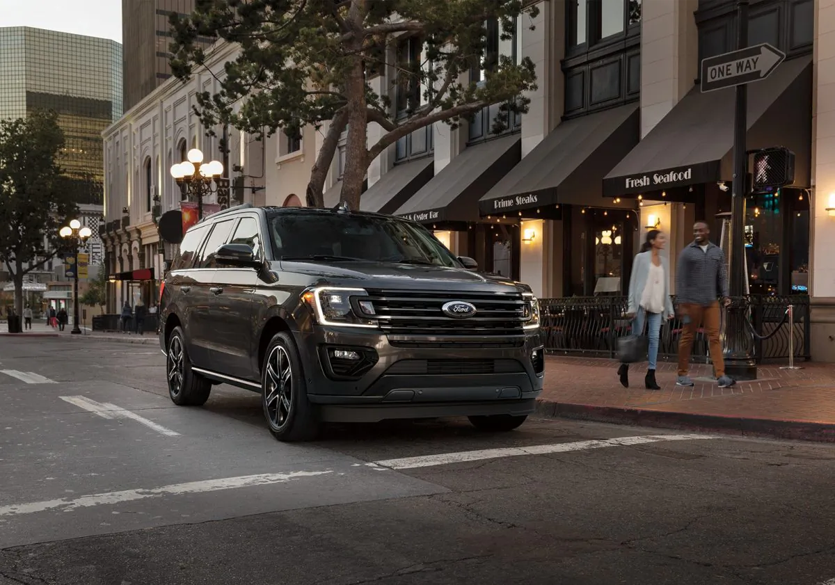 Ford Expedition Stealth Edition in black. (Courtesy of Ford)