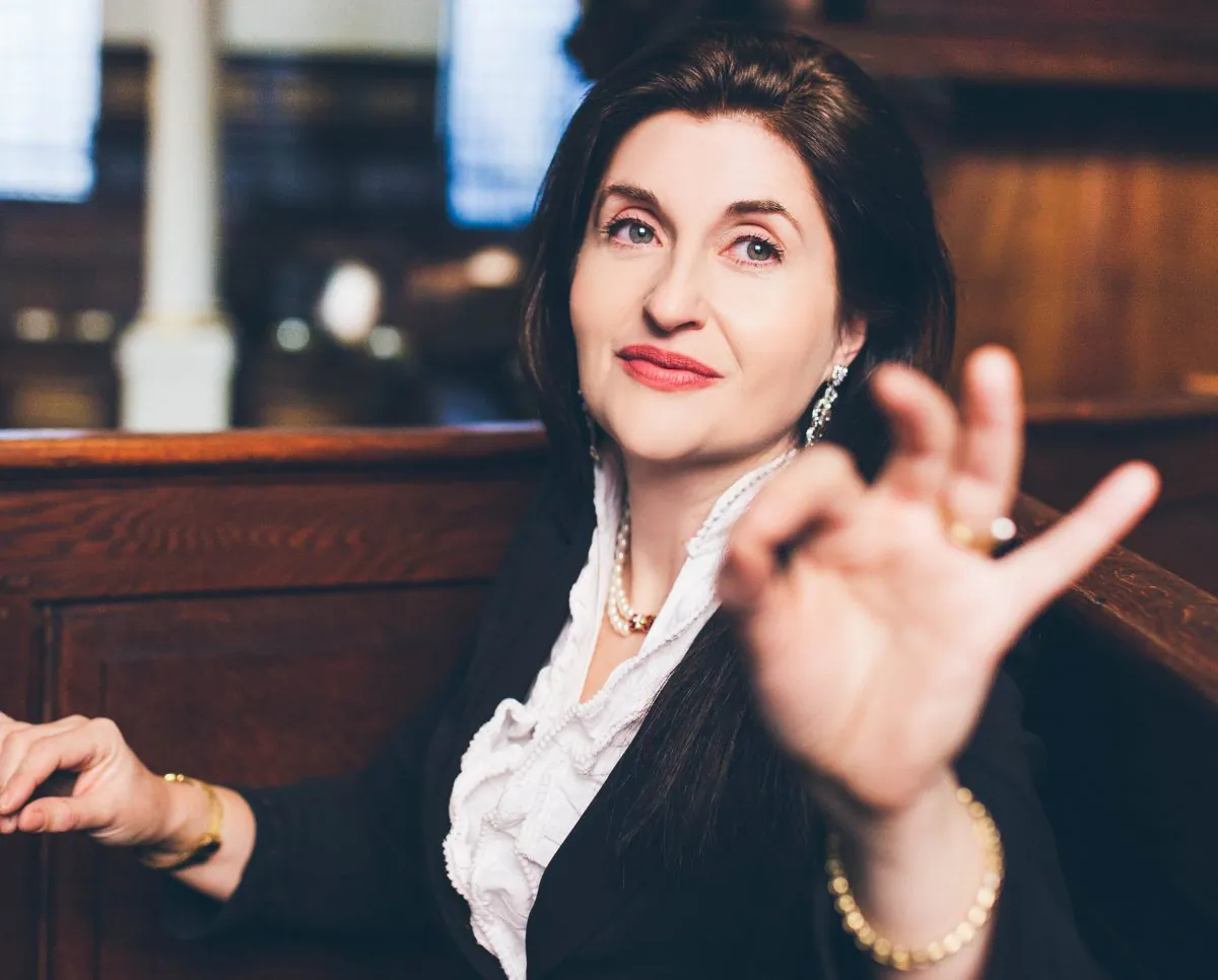 International opera conductor, prizewinning harpsichordist and early music specialist Bridget Cunningham. (Victoria Cadisch)