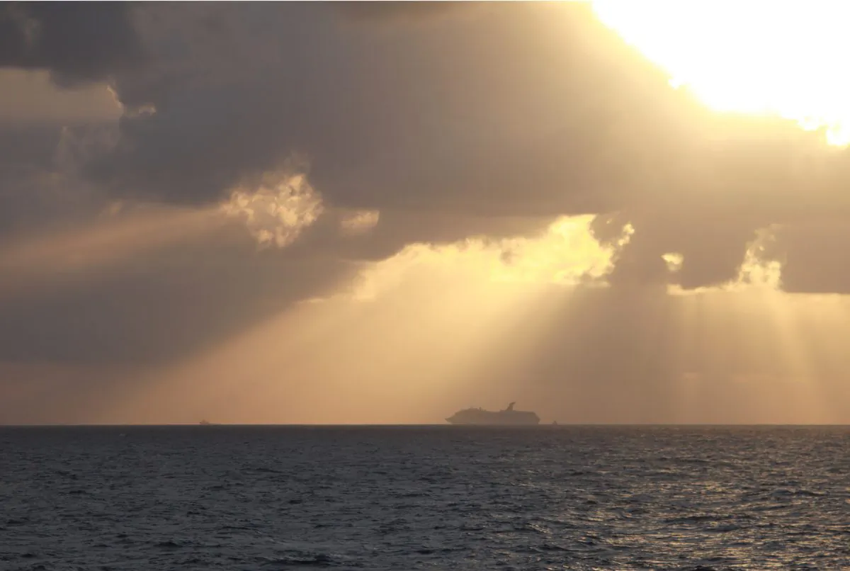 A U.S. Coast Guard ship in the Gulf of Mexico in a file photo (Chris Shivock/U.S. Coast Guard via Getty Images)