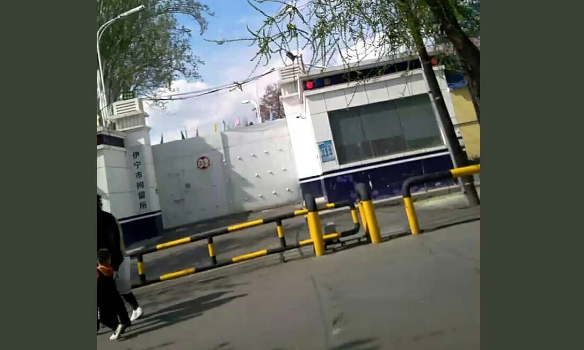 Photo of a compound believed to be a detention center in Xinjiang, China. (Kasim/Twitter)