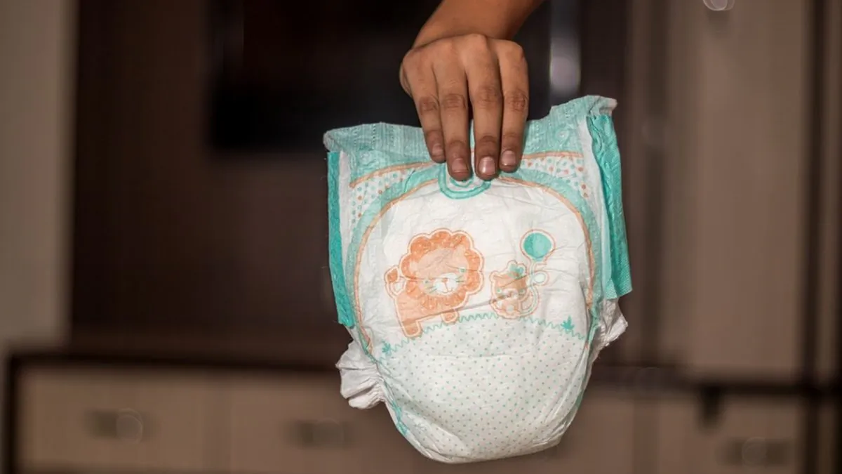 Stock image of a child's diaper. (Ready Elements/Pixabay)