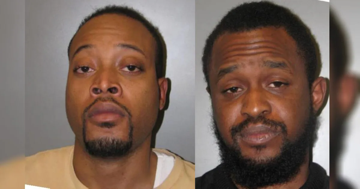 Germantown resident Jovan Crawford, 27, (L) and Washington DC resident Scott Roberson, 25, are suspected of attacking a man in Germantown, Md., on April 13, 2019. (Courtesy of Montgomery County Department of Police fifth district)