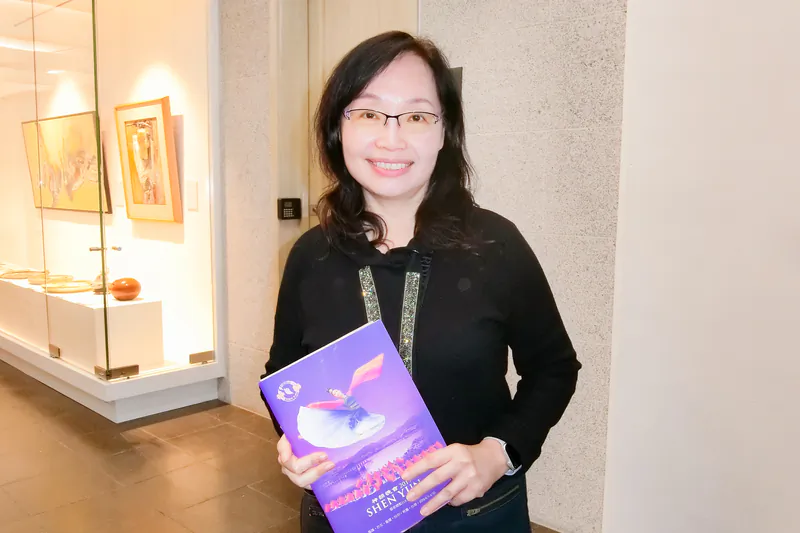 Tsou Ching-wen, the chief editor of Liberty Times, enjoyed Shen Yun Performing Arts World Company’s performance at the National Dr. Sun Yat-sen Memorial Hall in the evening of April 13, 2019. (Dai Deman/The Epoch Times)