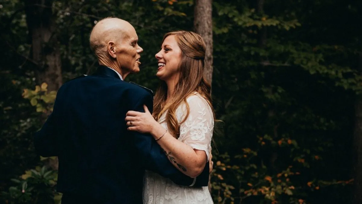 Becky A Carey with her dad, Tim who died on March 29, 2019. (The Carey Family Memorial Fund/GoFundMe)