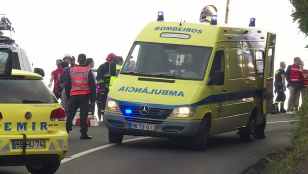 Emergency services attend the scene