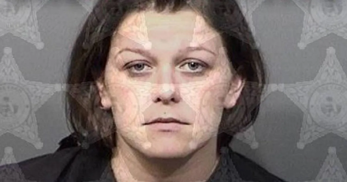 Emily Hartman was arrested and charged with manslaughter by child neglect, possession of cocaine with intent, and possession of cannabis after police said she left her child in a hot car for about five hours in Melbourne, Florida. (Brevard County Sheriff's Office)