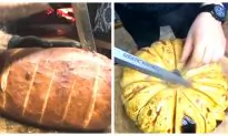 Man Cuts Open Bread Dough and Pumpkin– What’s Inside Will Make You Hungry