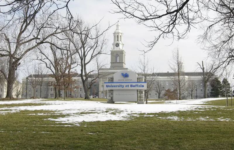The University at Buffalo campus in Buffalo, N.Y.,  on Feb. 15, 2012 (David Duprey/File via AP)