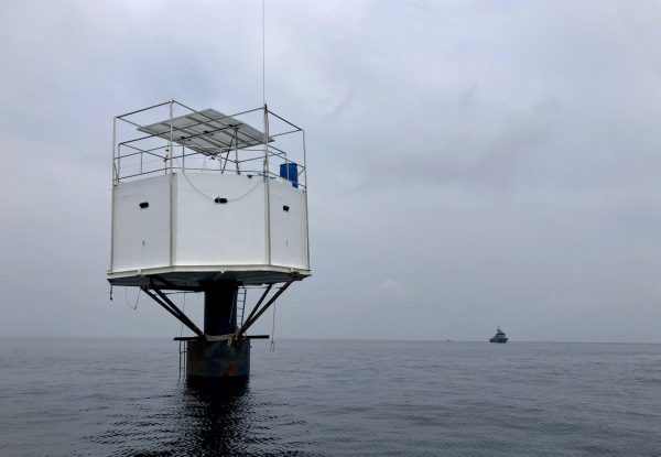 floating home lived in by Bitcoin couple