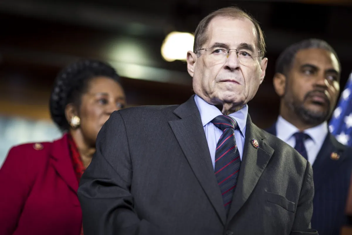 House Judiciary Committee Chairman Rep. Jerry Nadler (D-N.Y.) attends a news conference on April 9, 2019, in Washington. (Zach Gibson/Getty Images)