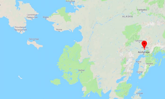 Map showing Knik-Fairview, Alaska. (Screenshot/Google Maps)