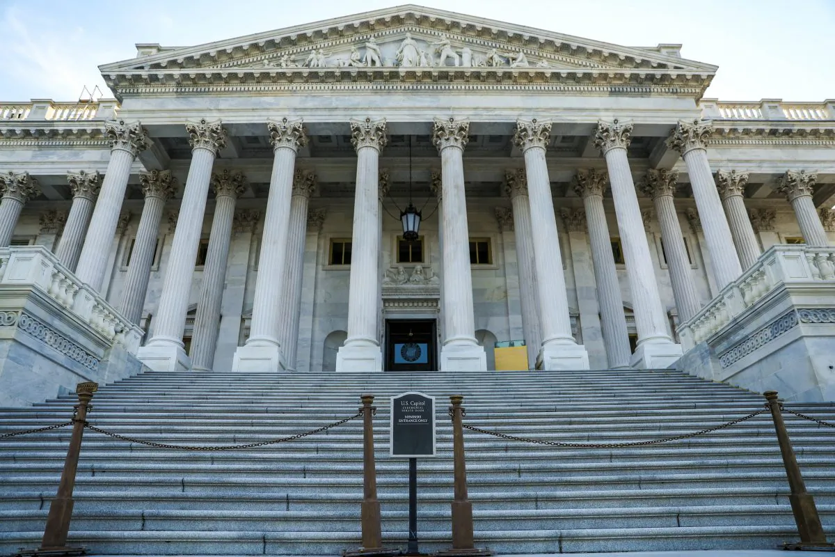 The Senate side of the Capitol Building in Washington on June 30, 2018. (Charlotte Cuthbertson/The Epoch Times)