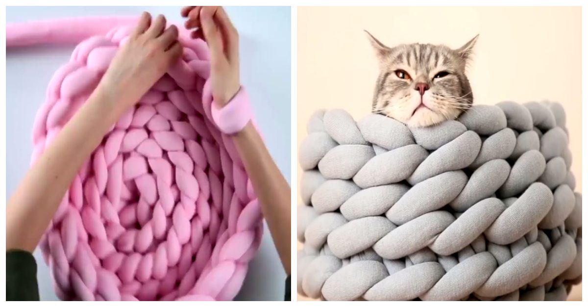 EasyToMake Ohhio Braided Pet Bed Adds Comfort and Style to Any Home