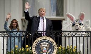 Trump Kicks Off Annual White House Easter Egg Roll