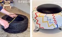 DIY Tire to Stool: It Takes Little to No Cost and It Looks so Comfortable
