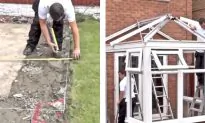 Video: Watch Step by Step How Man Builds Beautiful Conservatory From Scratch
