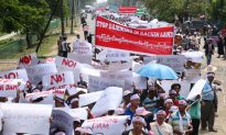 Burmese Locals Stage Protest Against Chinese-Backed Dam Project