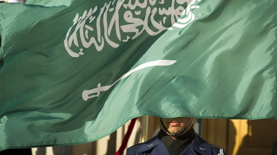This file picture shows a flag of Saudi Arabia. Saudi Arabia’s Interior Ministry said that 37 Saudi citizens have been beheaded in a mass execution that took place across various regions of the country, on April 23, 2019. (Cliff Owen/AP Photo, File)