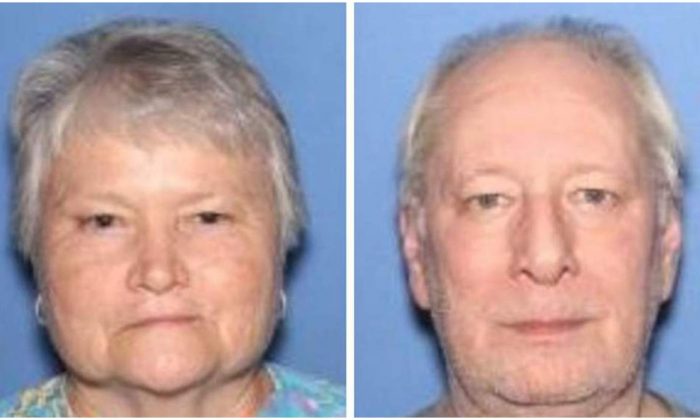 Patricia Hill (L), found guilty on April 24, 2019, of murdering her husband Frank Hill on July 28, 2018, at their home in Pine Bluff Ark. (Jefferson County Sheriff’s Office)