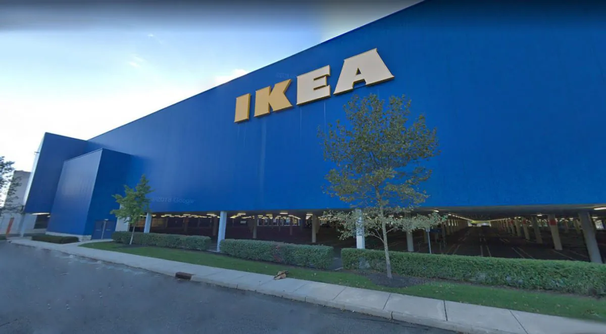 Exterior of the IKEA store in Paramus, N.J., in October 2018. (Google Maps Street View/Screenshot)