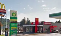 Hunter Makes a Pit Stop at McDonald’s Still Carrying His Kill
