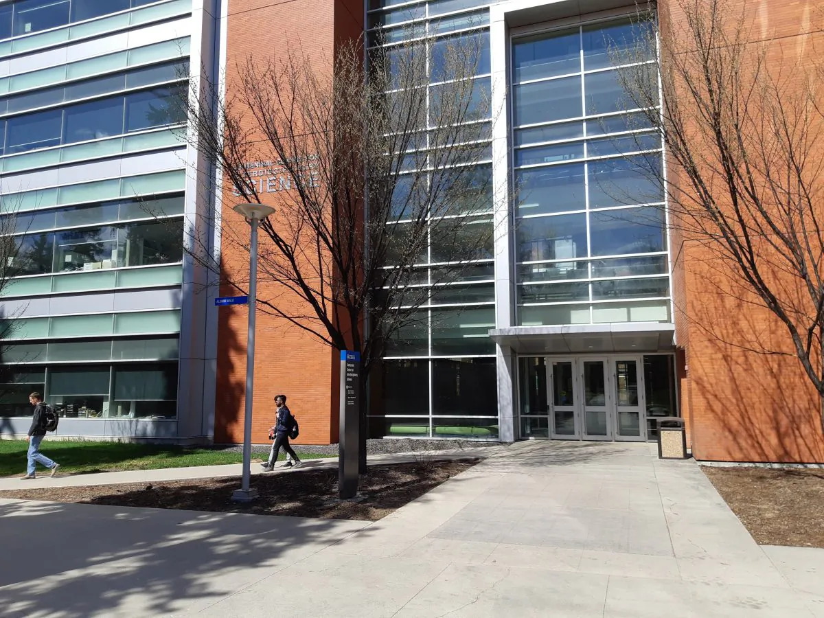 A building on the University of Alberta campus in Alberta, Canada, on April 24, 2019. (Gary Bai/The Epoch Times)