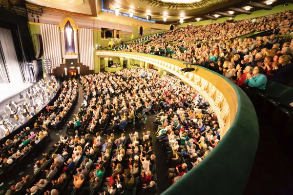 The audience at Shen Yun's evening performance at the Eventim Apollo