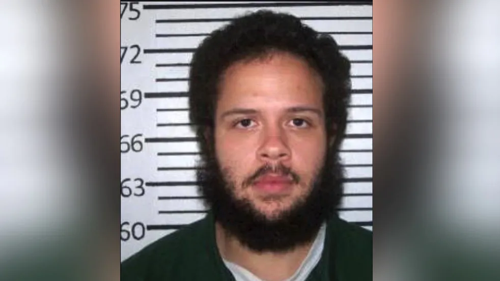Police booking photo of Michael Quiles, who has been handed a sentence of 10 years in jail for the near-fatal shooting of a 5-year-old boy in New York. (New York State Department of Corrections)