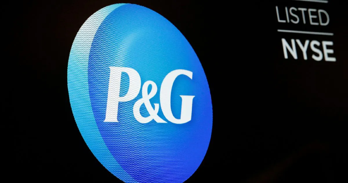 The logo for Procter & Gamble Co. is displayed on a screen on the floor of the New York Stock Exchange (NYSE) in New York City, June 27, 2018. (Brendan McDermid/Reuters)