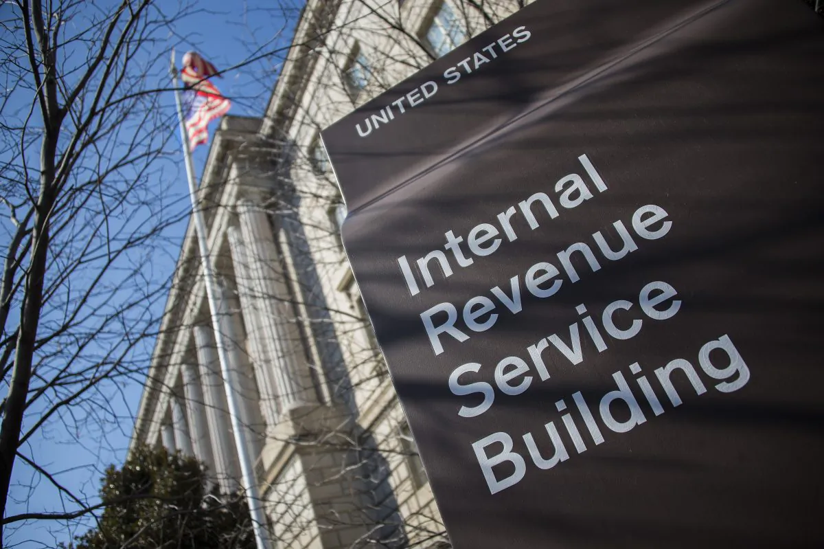 The Internal Revenue Service (IRS) building is viewed in Washington, on Feb. 19, 2014. (Jim Watson/AFP/Getty Images)