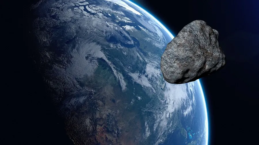 Graphical image of an asteroid about to hit earth. (Urikyo33/Pixabay)