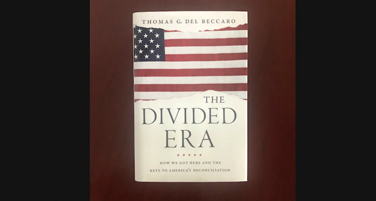 The book The Divided Era, written by Thomas G. Del Beccaro. (Nathan Su/The Epoch Times)