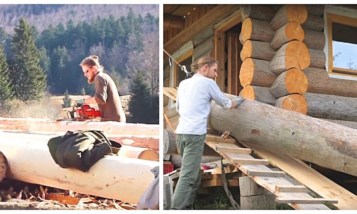 Video: Building A Log Cabin From Scratch! | The Epoch Times