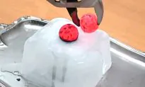 Ever Wonder What A Big Glowing Ball Of Steel Will Melt?