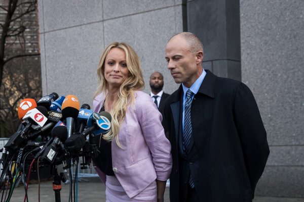 Stormy Daniels and Michael Avenatti