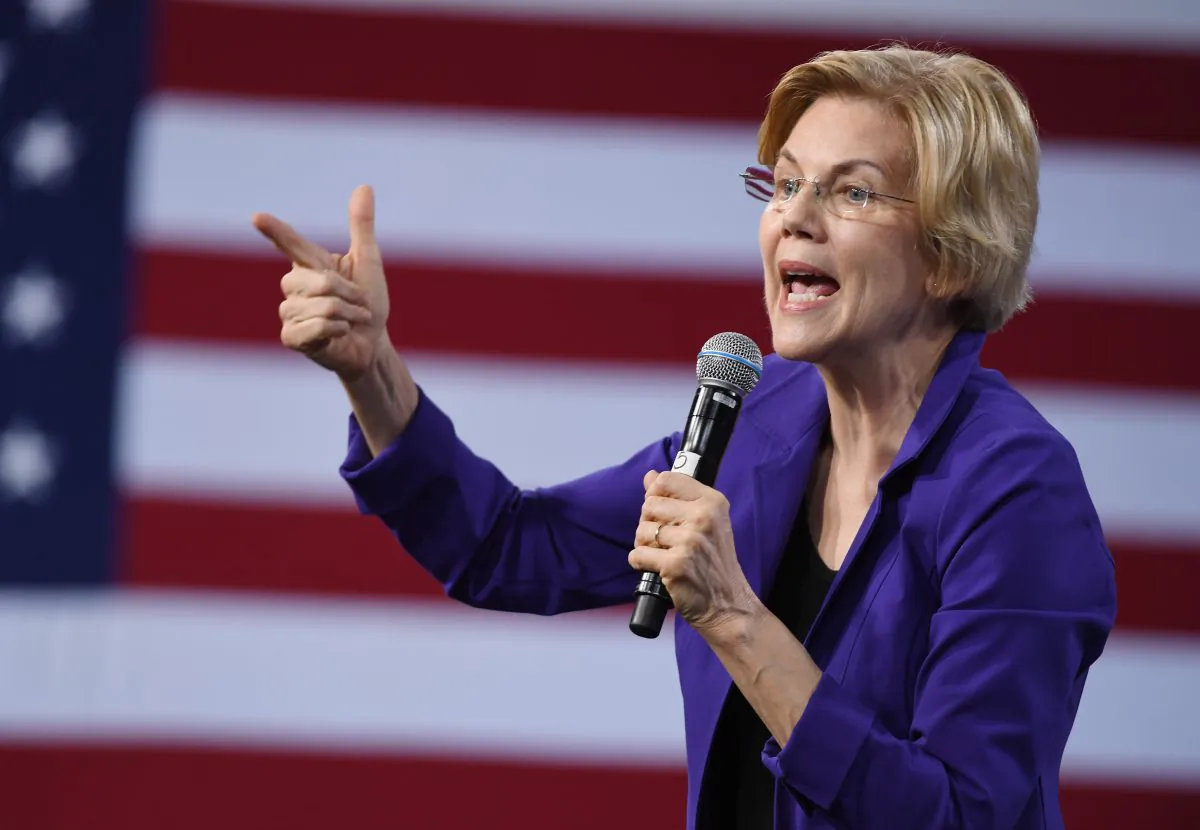 Democratic presidential candidate Sen. Elizabeth Warren (D-Mass.) speaks in Las Vegas, Nevada on April 27, 2019.  (Ethan Miller/Getty Images)