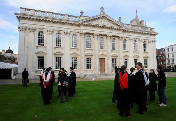Graduates gather at Cambridge University