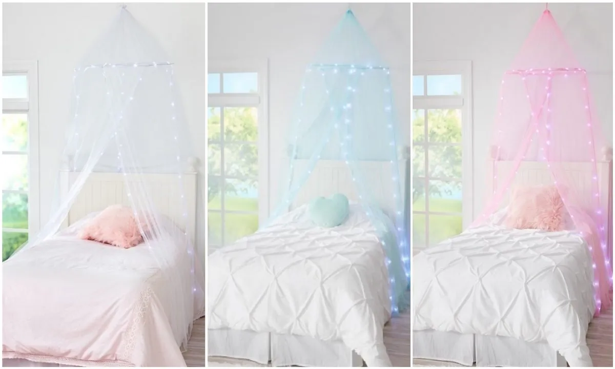 A recall of Justice brand light up bed canopies that present a fire and burn hazard was sent out in Canada and the United States on April 30, 2019. (Health Canada)