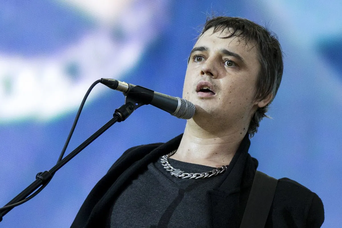 Pete Doherty, then of The Libertines, performs on stage at British Summer Time Festival at Hyde Park in London, United Kingdom, on July 5, 2014. (Tristan Fewings/Getty Images)