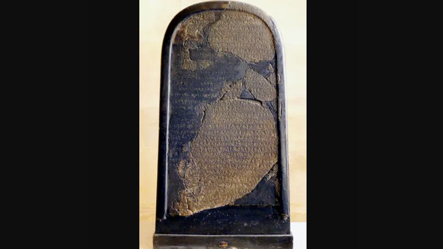Image of Mesha Stele. (Mbzt/Wikimedia Commons [CC BY-SA 3.0 (ept.ms/2Bw5evC)])