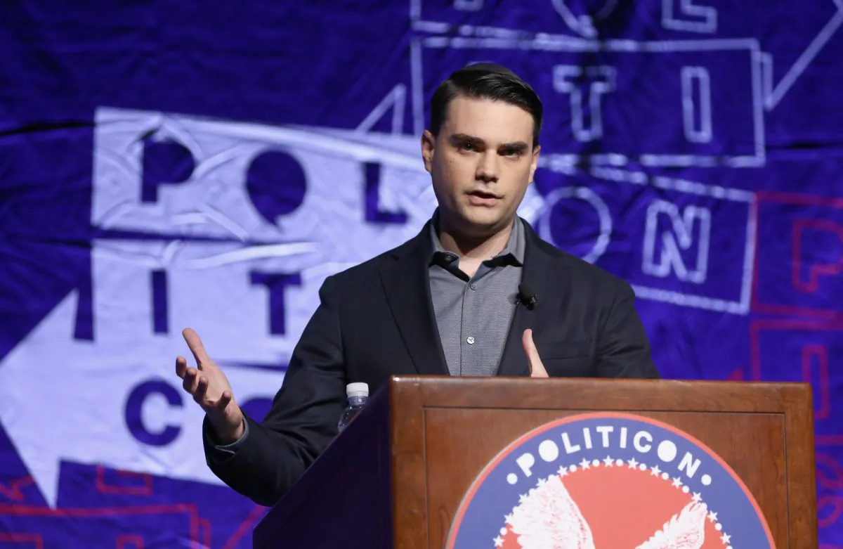 Ben Shapiro speaks onstage during Politicon 2018 at Los Angeles Convention Center on Oct. 21, 2018 in Los Angeles, Calif. (Rich Polk/Getty Images for Politicon )