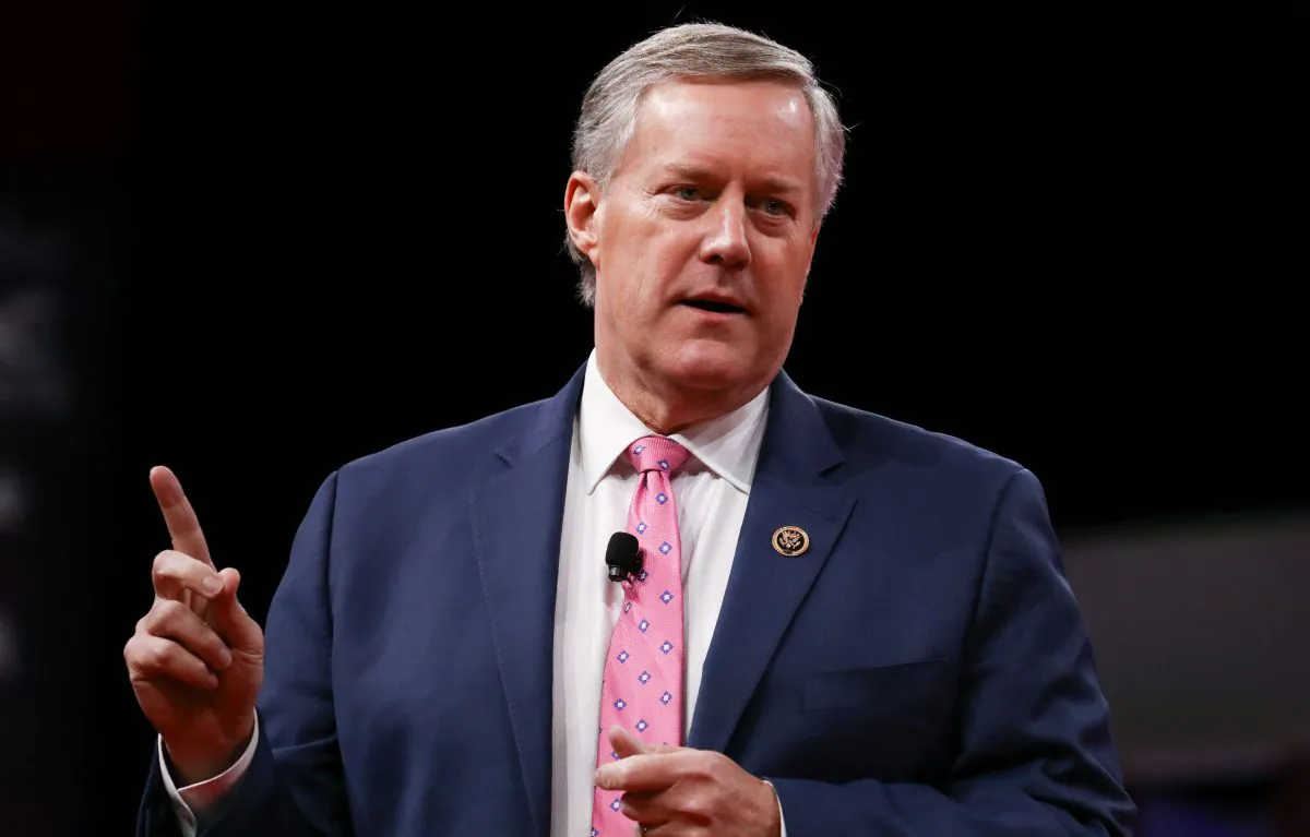 Rep. Mark Meadows (R-N.C.) at the CPAC convention in National Harbor, Md., on Feb. 28, 2019. (Charlotte Cuthbertson/The Epoch Times)