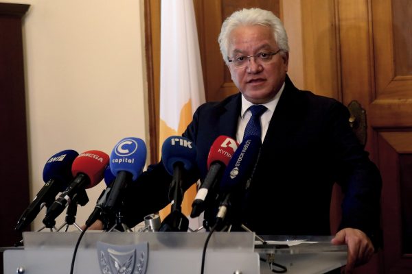 Justice Minister Loanas Nicolaou 1