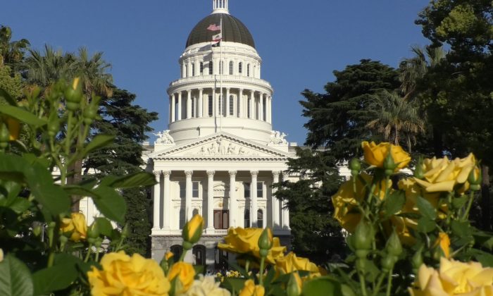 The Capitol building in Sacramento, Calif. on April 29, 2019. (Daniel Holl/The Epoch Times)